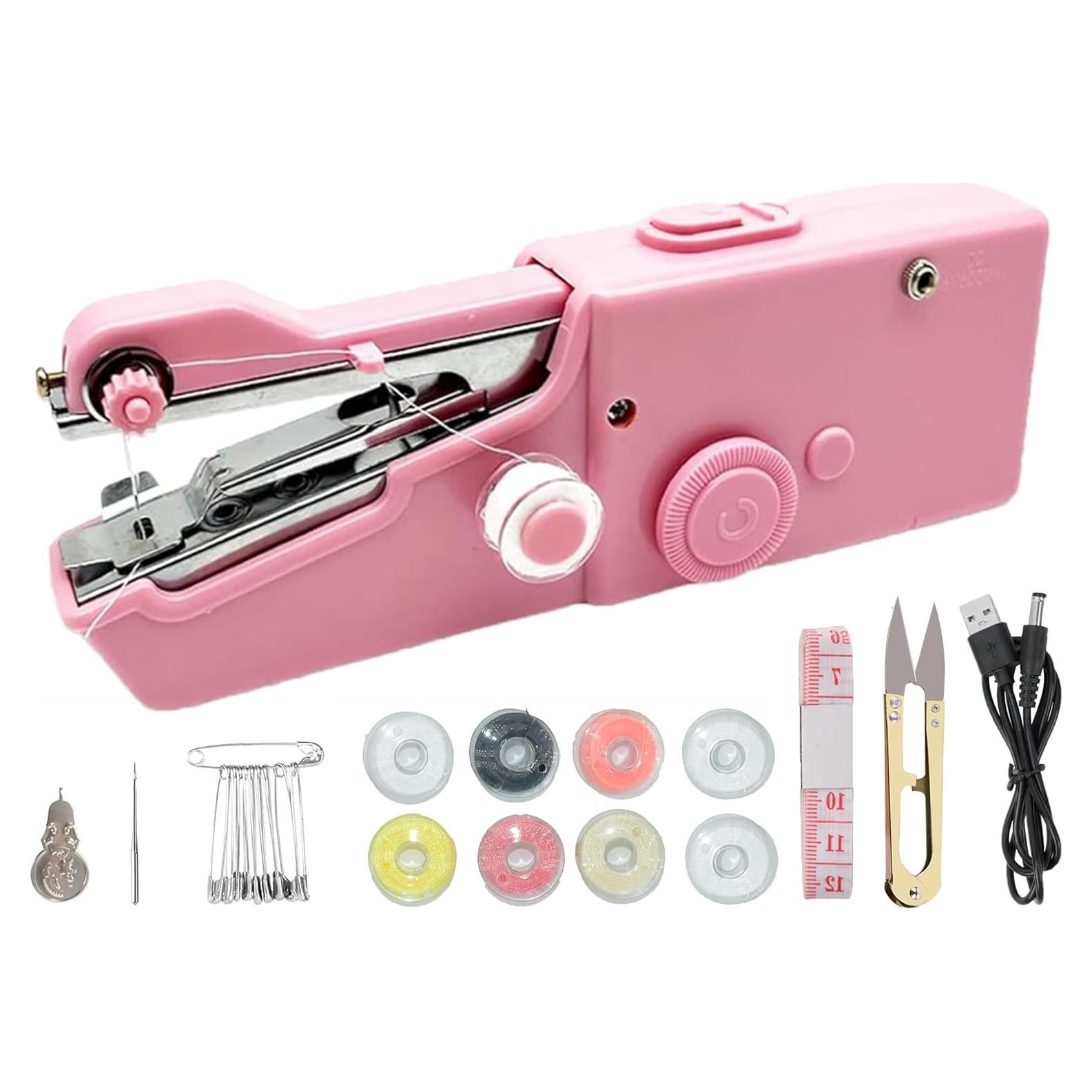 Máquina de Coser Eléctrica Mini Portátil Biddfa para Principiantes