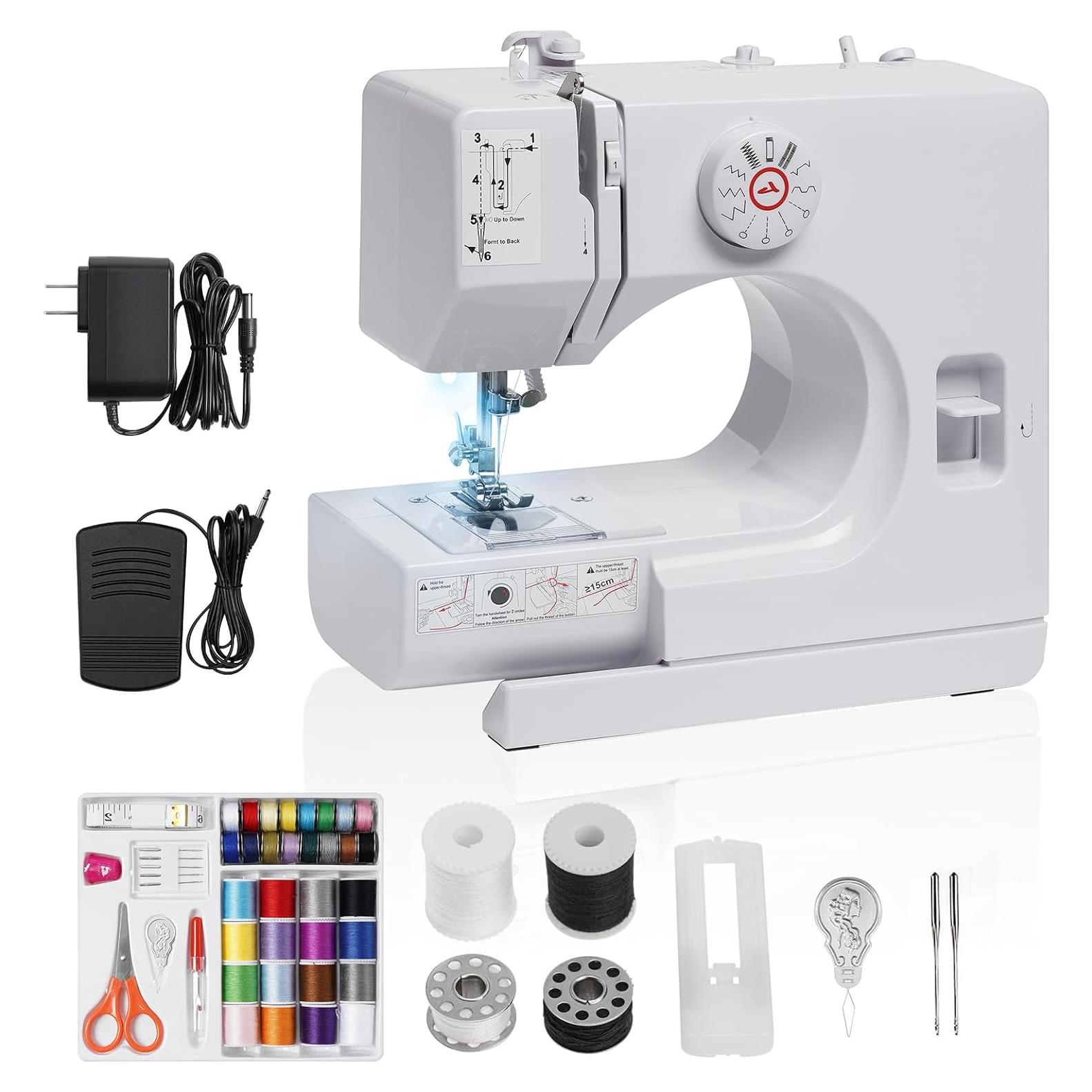 Máquina de Coser Eléctrica Mini BSHAPPLUS 12 Puntadas 42 PZS