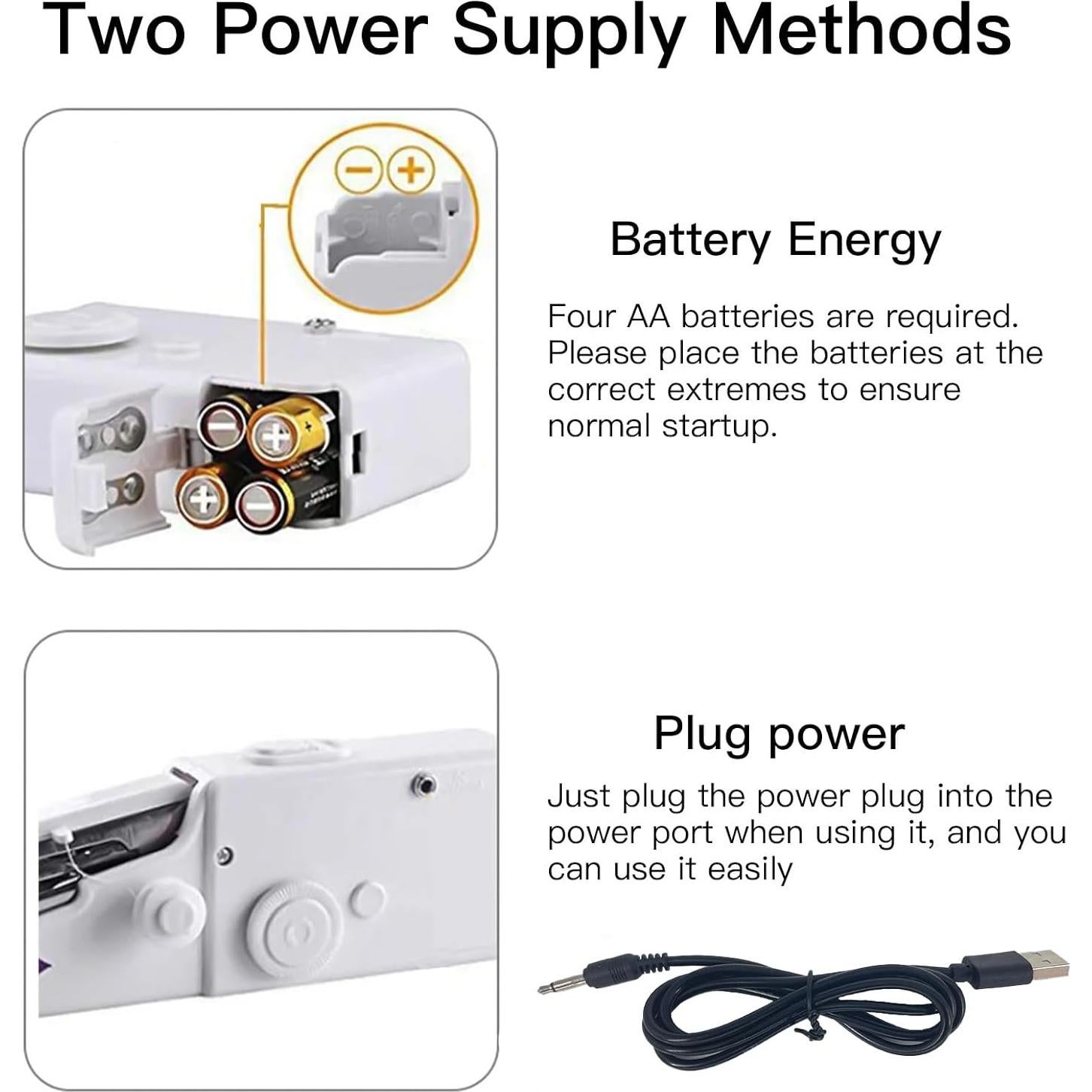 Máquina de Coser Portátil Lacabin CS101 con Accesorios