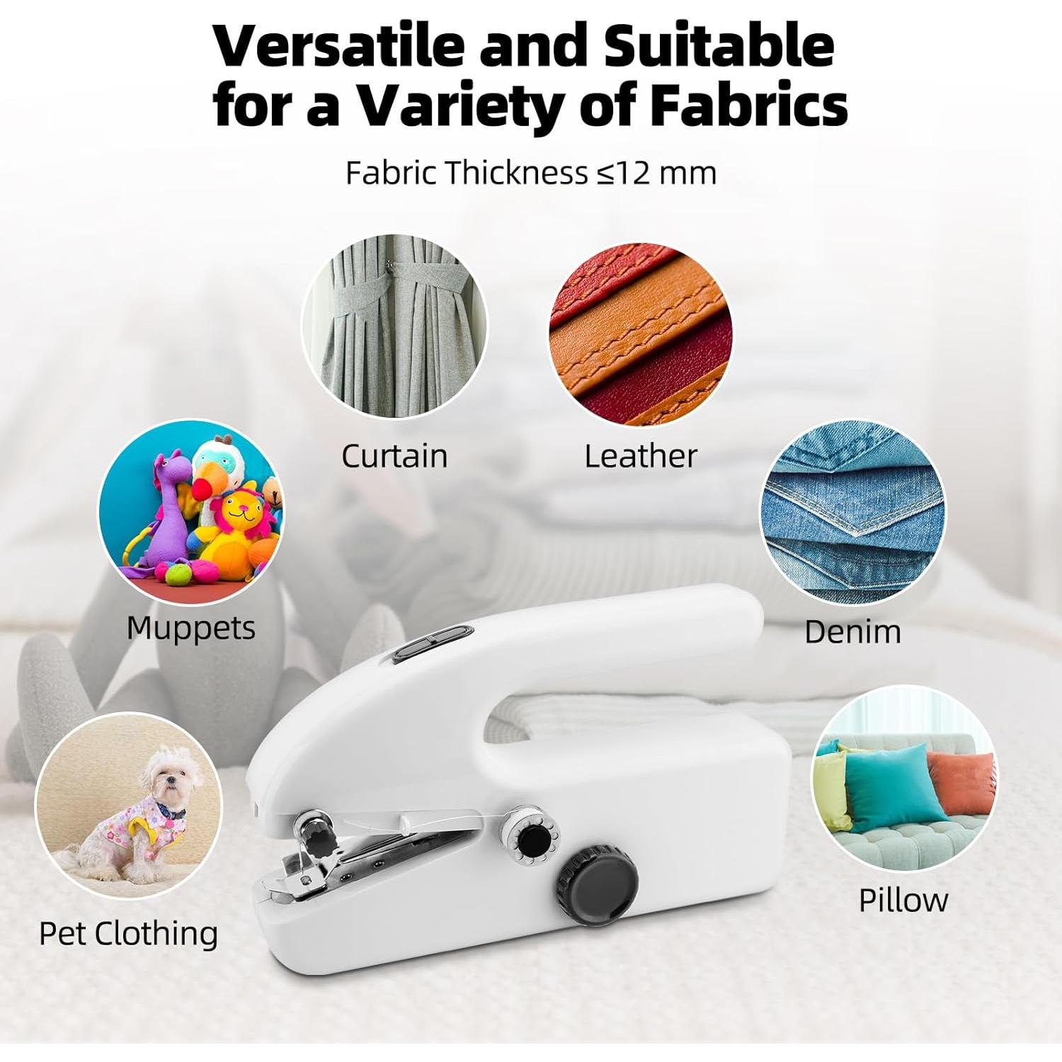 Máquina de Coser de Mano MEKOTRIN Mini 2 Velocidades USB