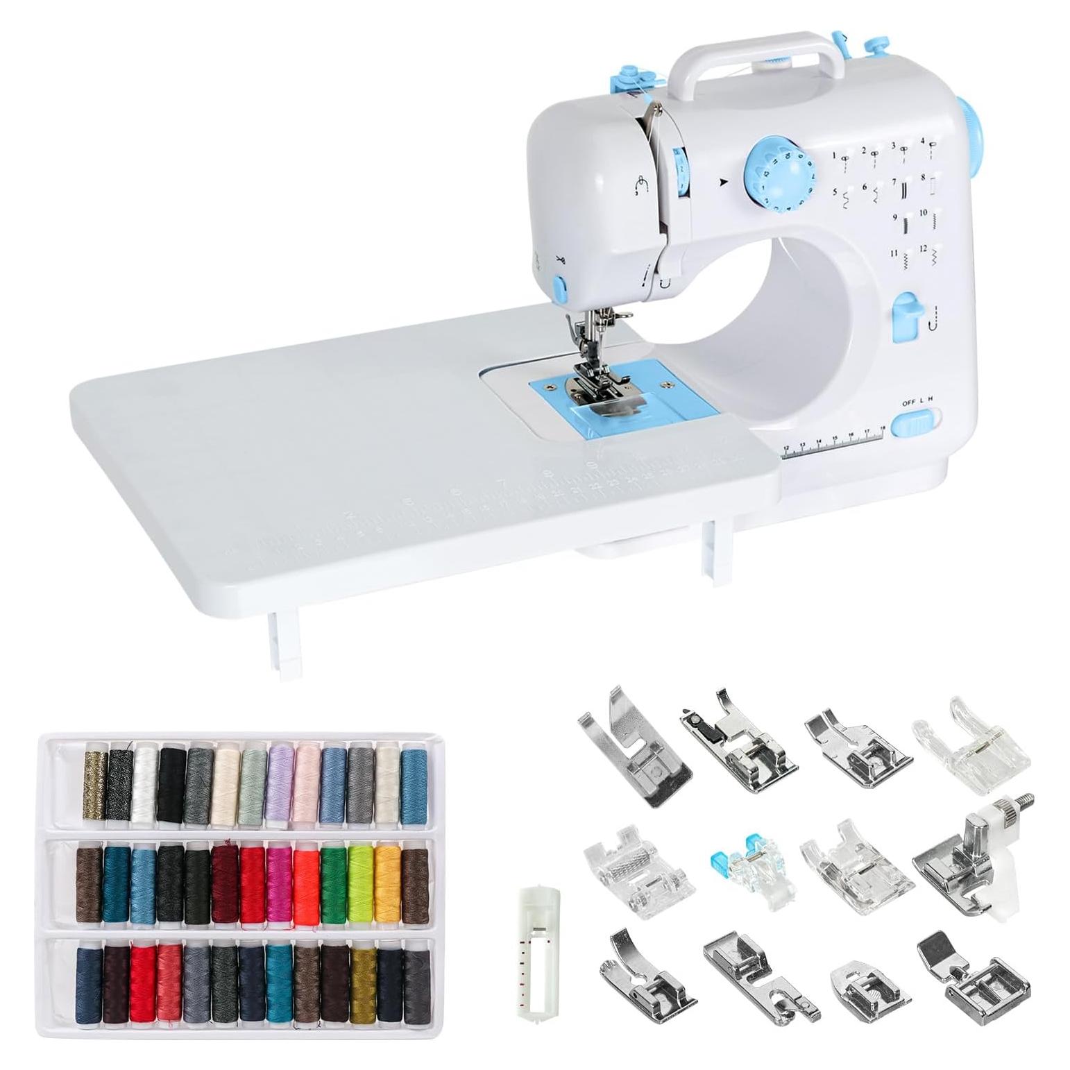 Máquina de Coser Mini Portátil Tidjani 505A 12 Puntadas 2.27kg
