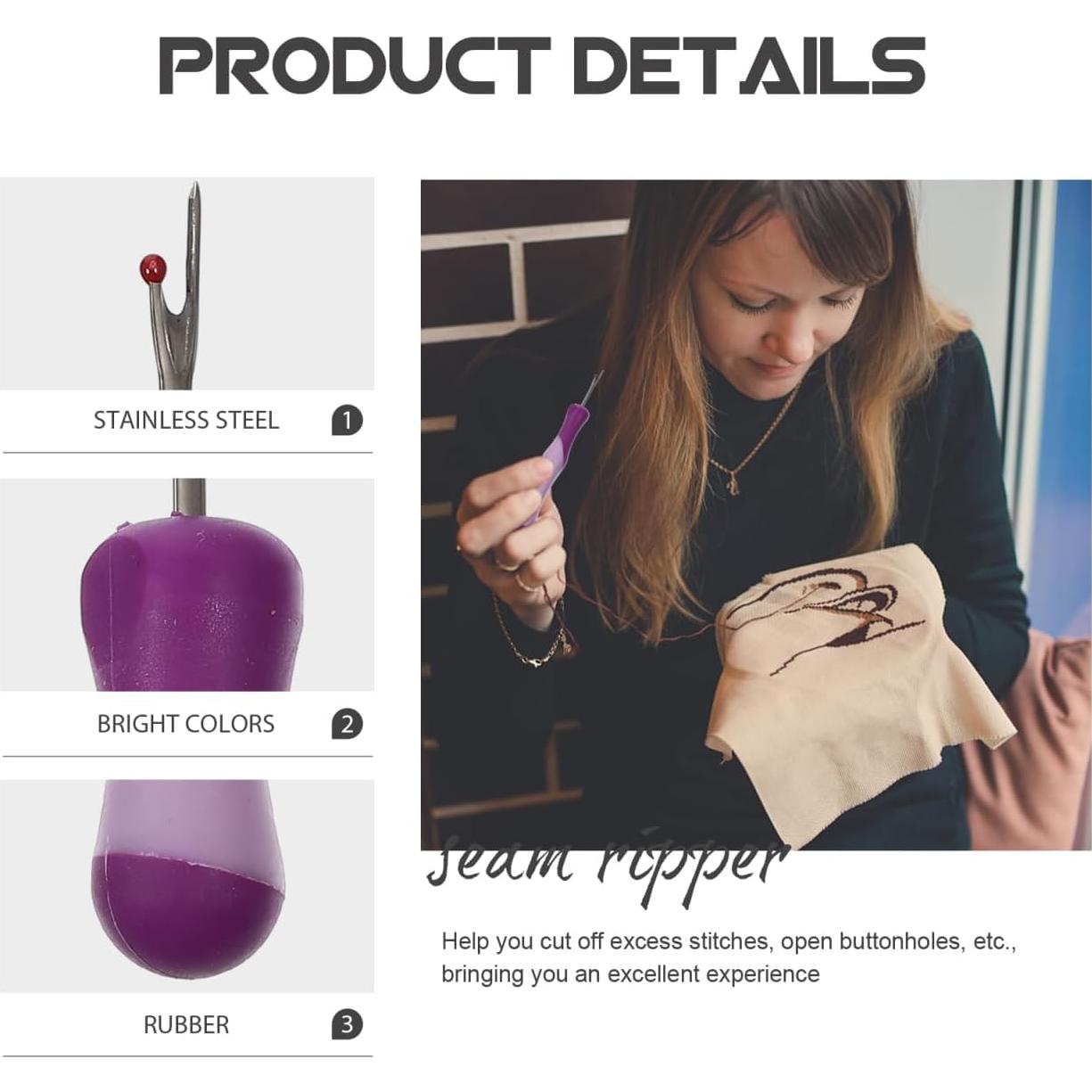 Juego de 2 Descosedores Ergonomicos SEWACC - Bordado y Costura