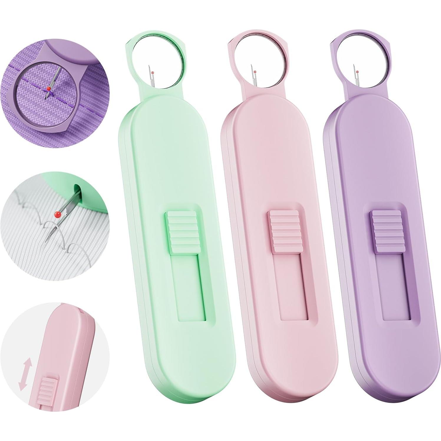 Cortador de Hilos Retráctil 2 en 1 QinYj con Lente 3x