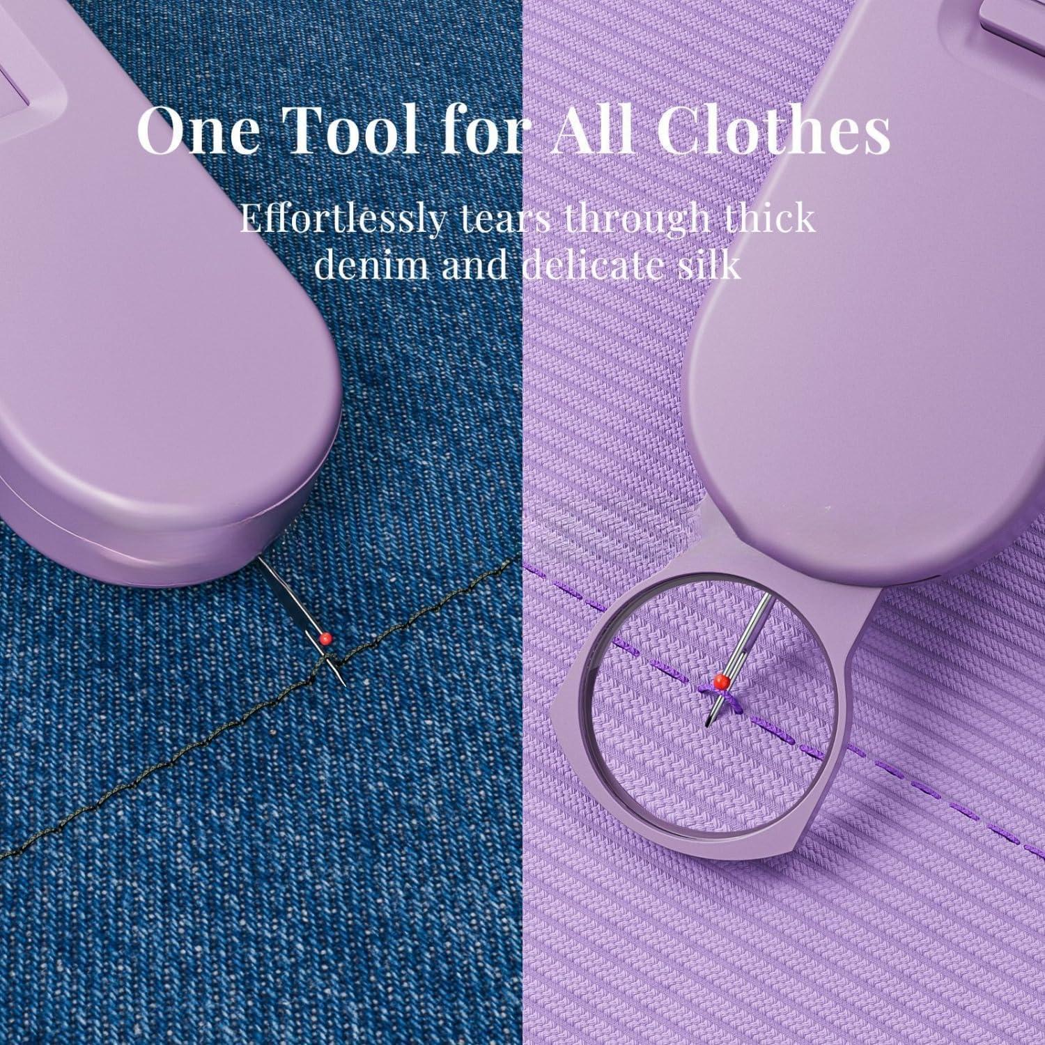 Cortador de Hilos Retráctil 2 en 1 QinYj con Lente 3x