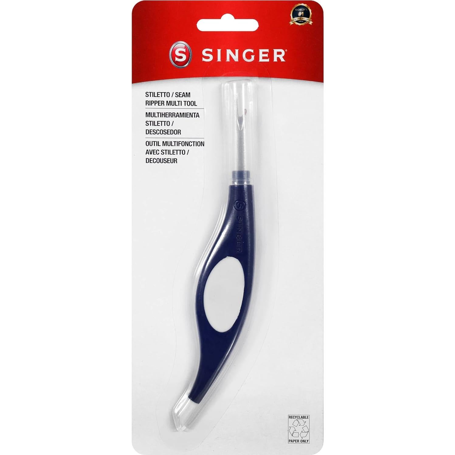 Herramienta Multiuso Singer 40792 Stiletto y Rasgador de Costuras