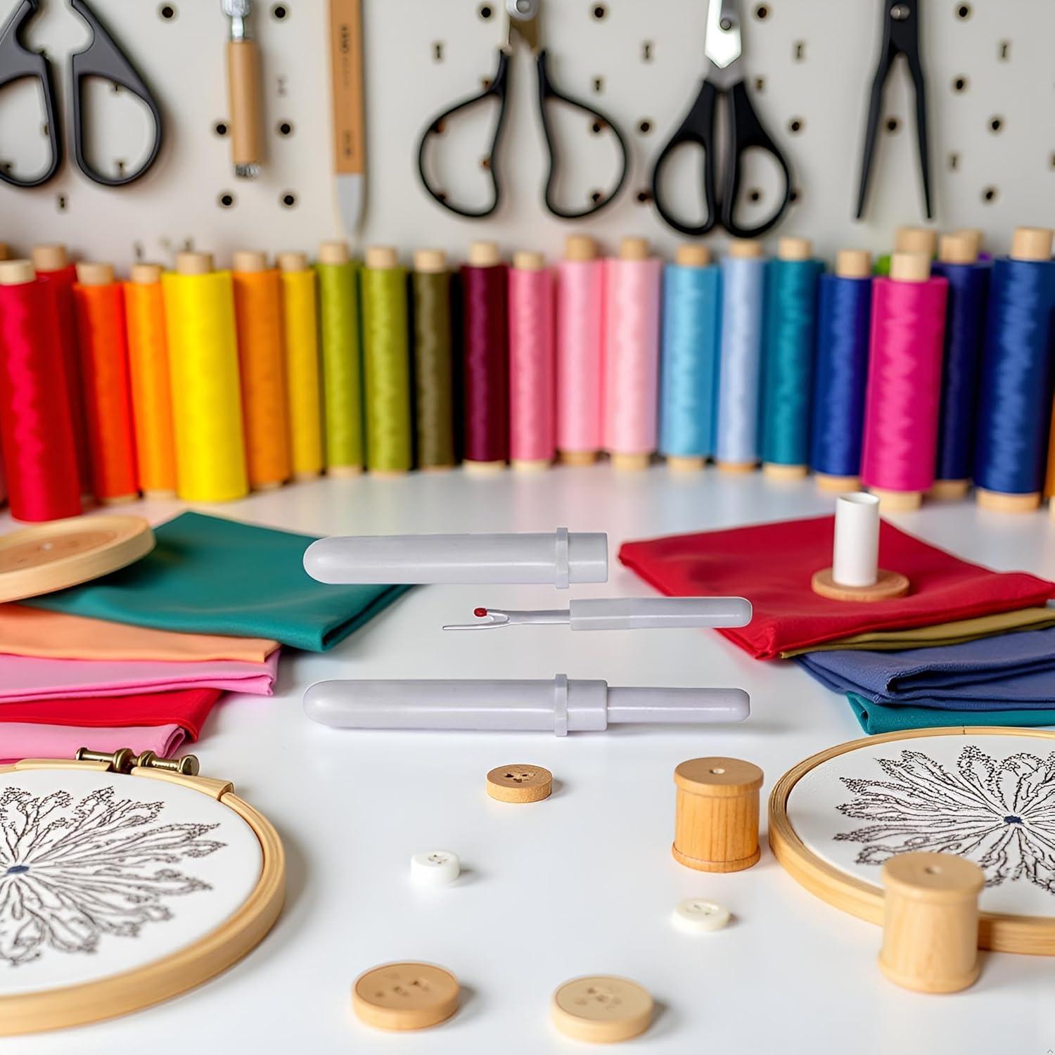 Cortador de Costura Sluswallow 2 Pcs Afilado Mango Plástico