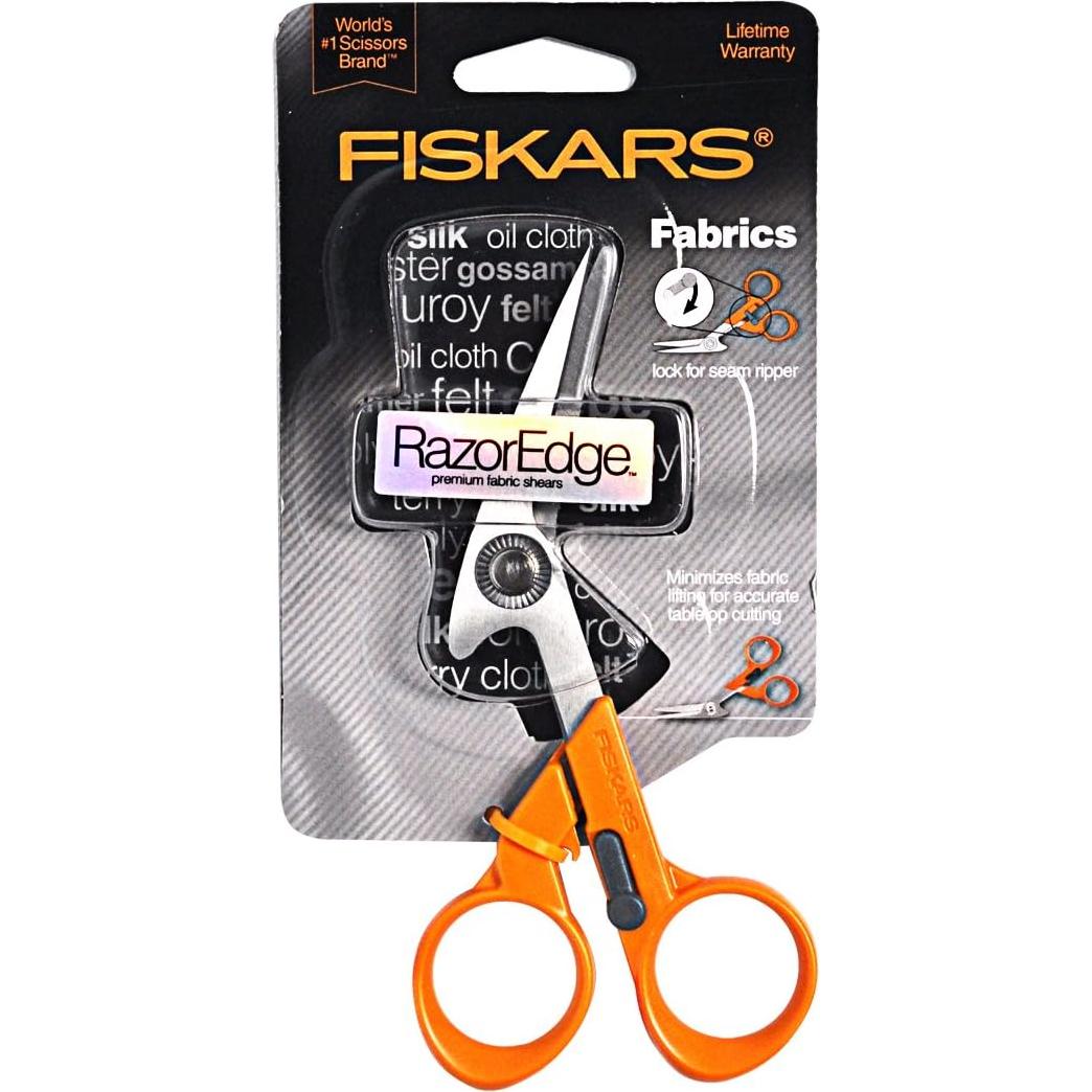 Tijeras de tela Fiskars RazorEdge 5" (12.7 cm) acero inoxidable