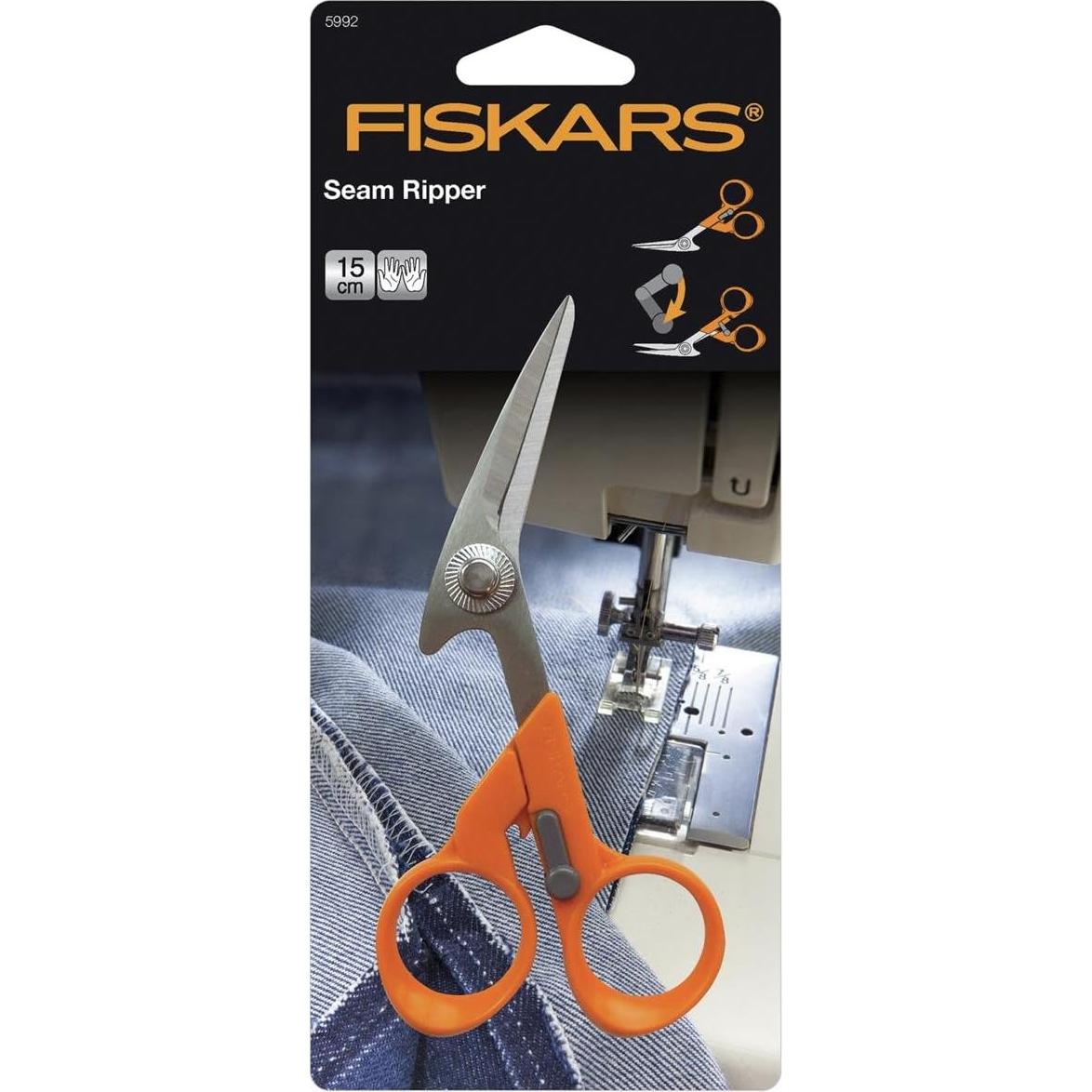 Tijeras de tela Fiskars RazorEdge 5" (12.7 cm) acero inoxidable