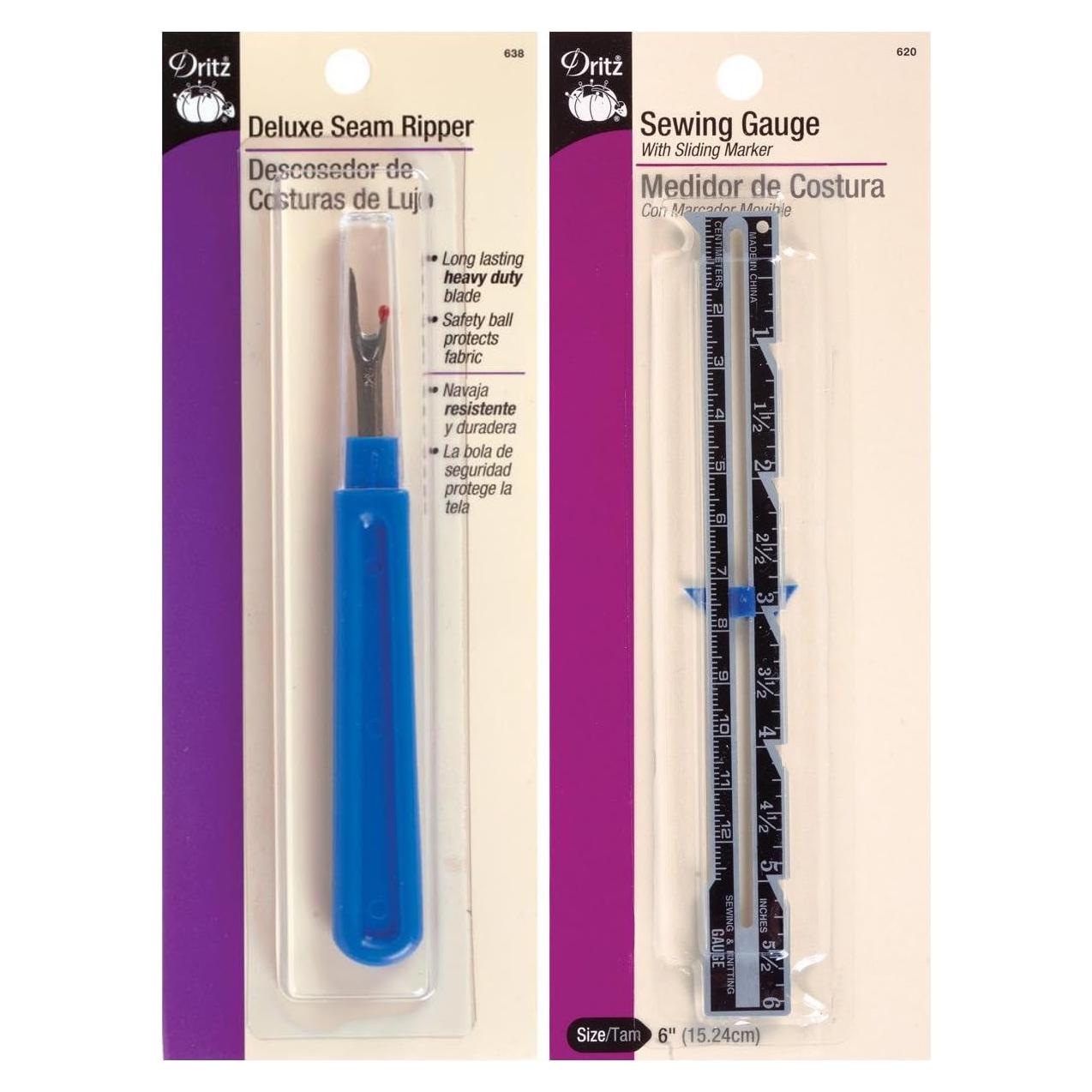 Desgarrador de Costura Dritz Deluxe + Regla de Costura