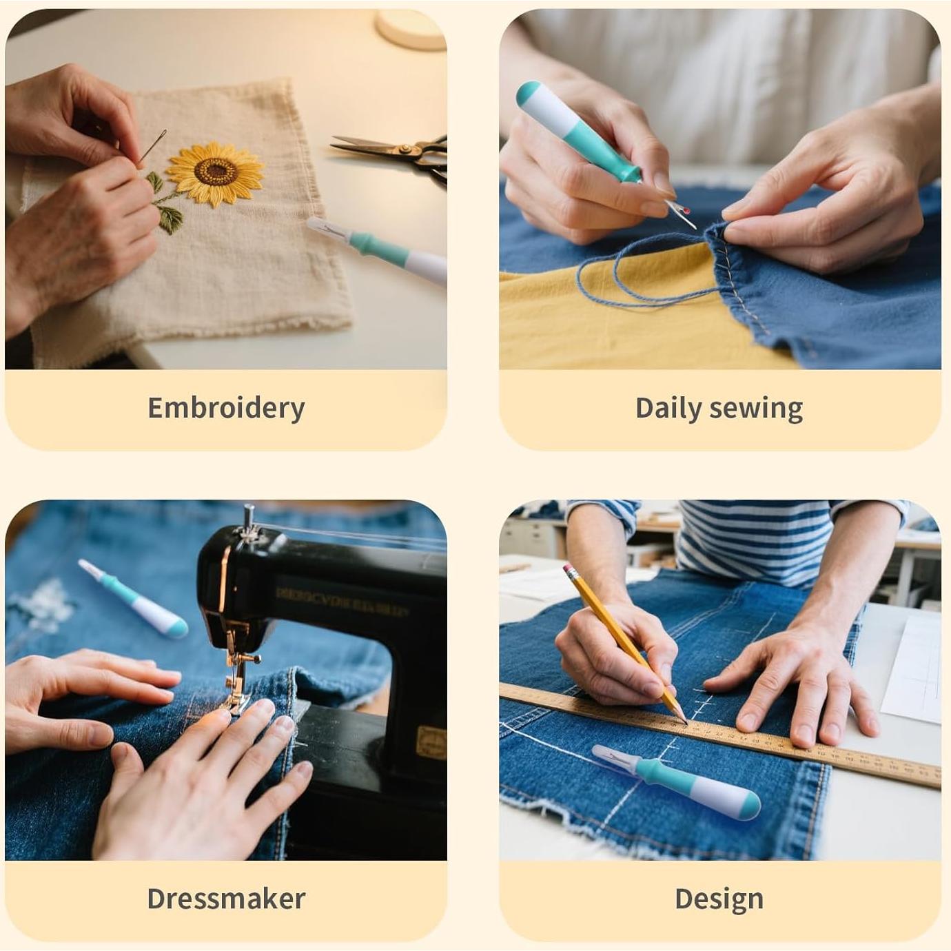 Juego de 12 Descosedores de Costura Ergonomicos PASDUCHAS