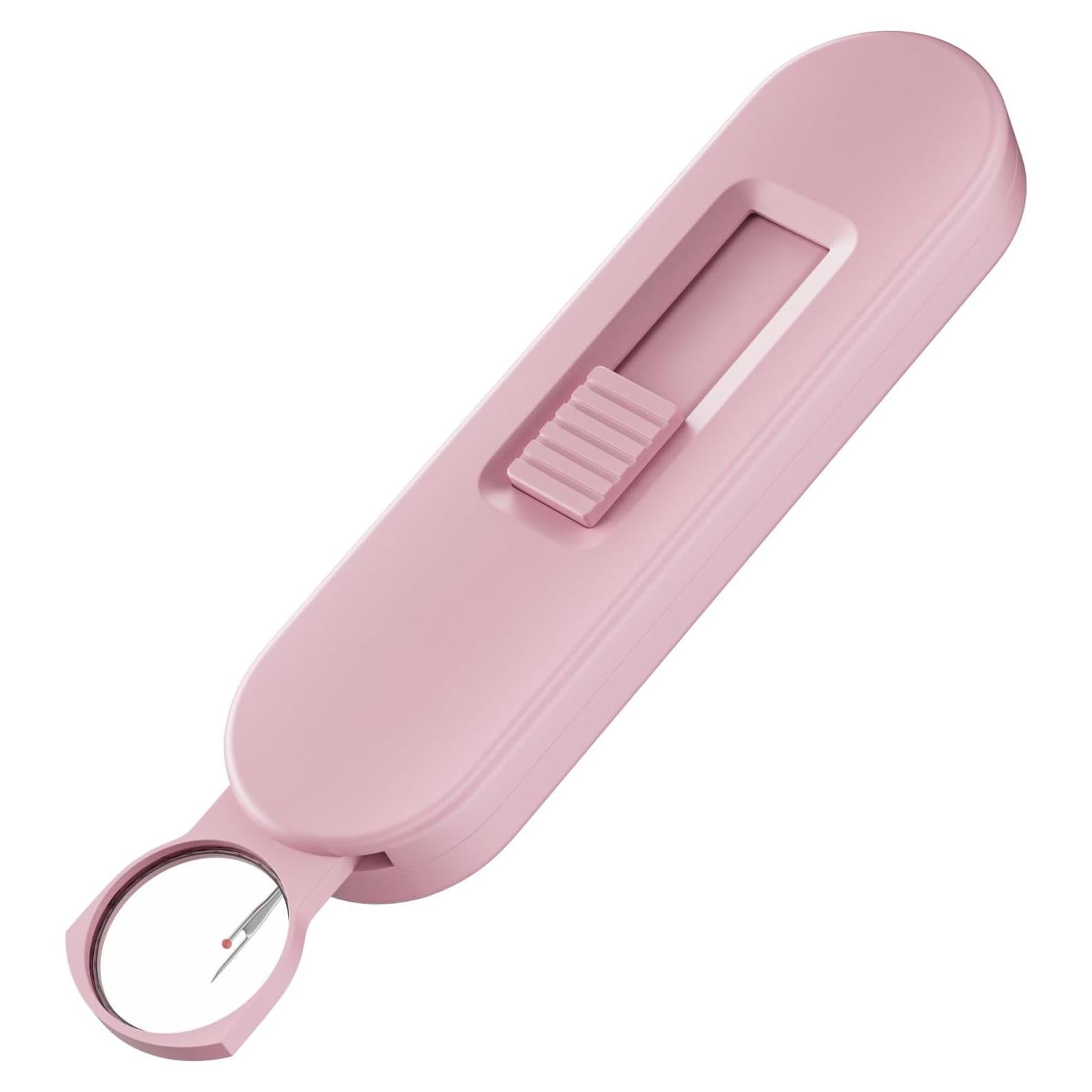 Desgarrador de Costuras con Lupa SR001 Rosa - Cortador de Hilo