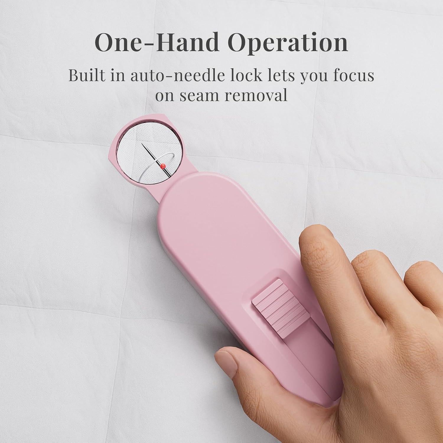 3 Piezas Desgarrador de Costuras con Lupa SR03 - Cortador de Hilo