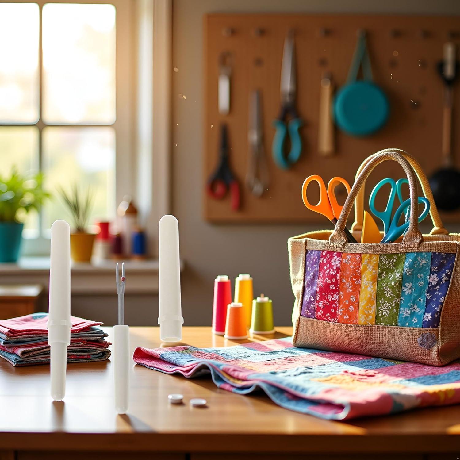 Conjunto de 2 Desgarradores de Costura Jinshining - Plástico Blanco