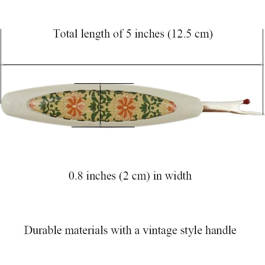 Desgarrador de Costuras HAHIYO Ergonómico 12.5 cm Blanco