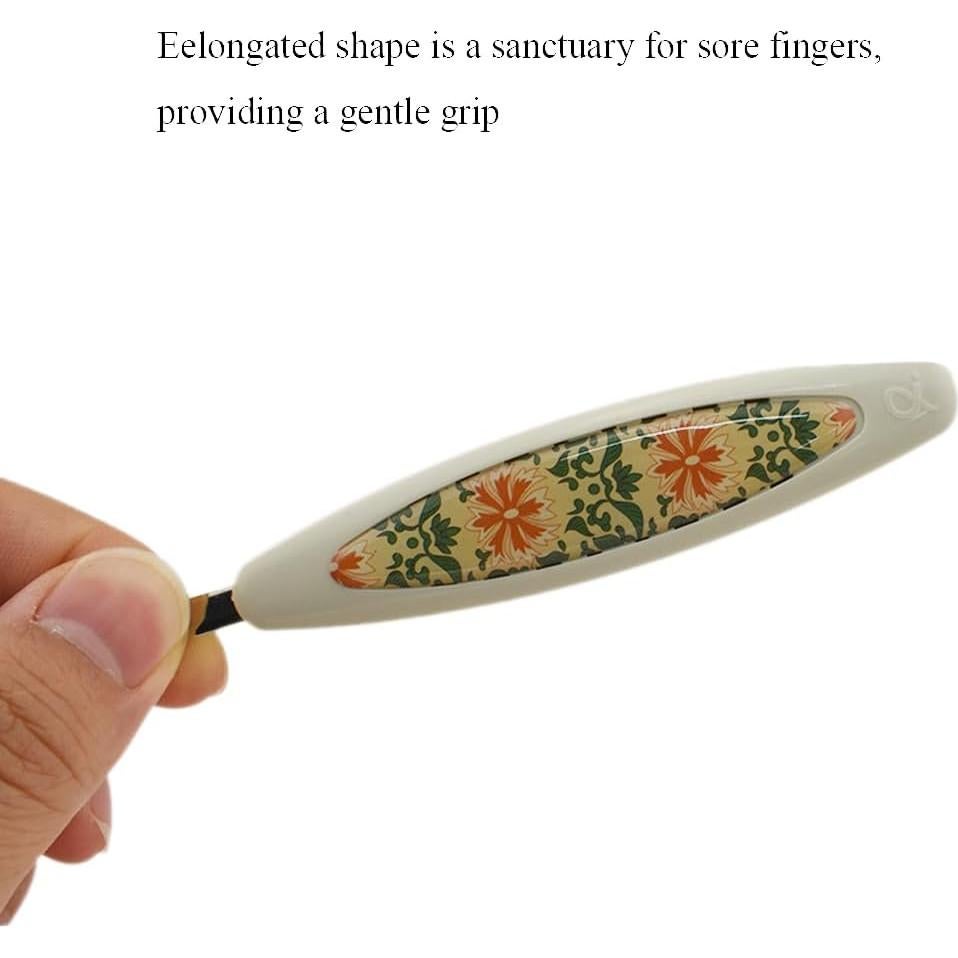 Desgarrador de Costuras HAHIYO Ergonómico 12.5 cm Blanco