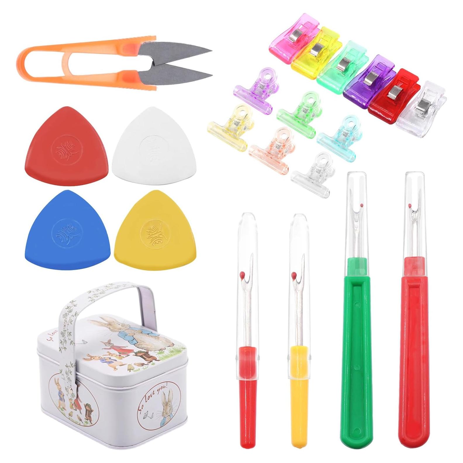 Kit de Herramientas de Costura Swpeet 108 Piezas con Tijeras