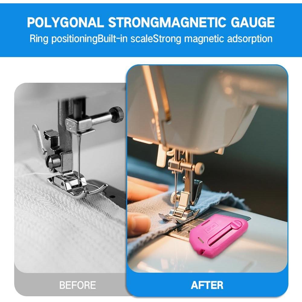 Guías Magnéticas de Costura Casbomy 2 Piezas con Cortador