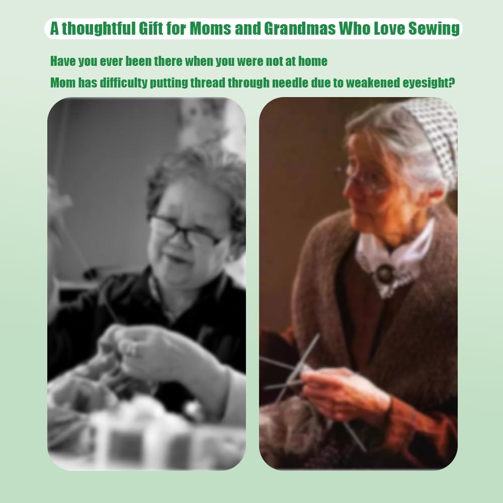 Enhebrador y Deshebrador 2 en 1 Mayfancy Verde - Herramienta de Costura