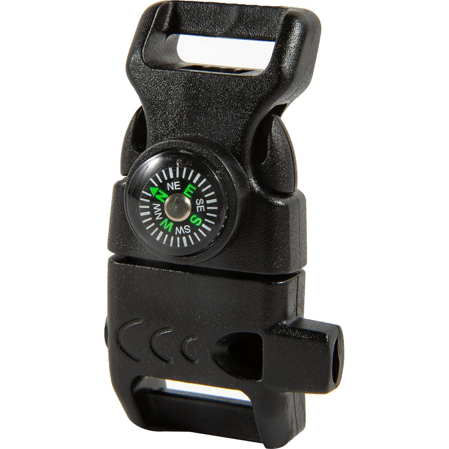 10 Silbatos de Emergencia TcJ-Chen con Brújula y Encendedor