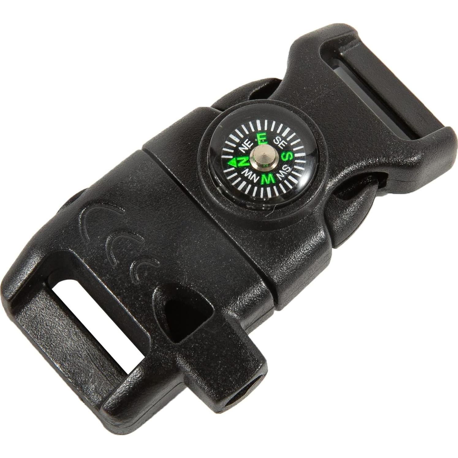 10 Silbatos de Emergencia TcJ-Chen con Brújula y Encendedor