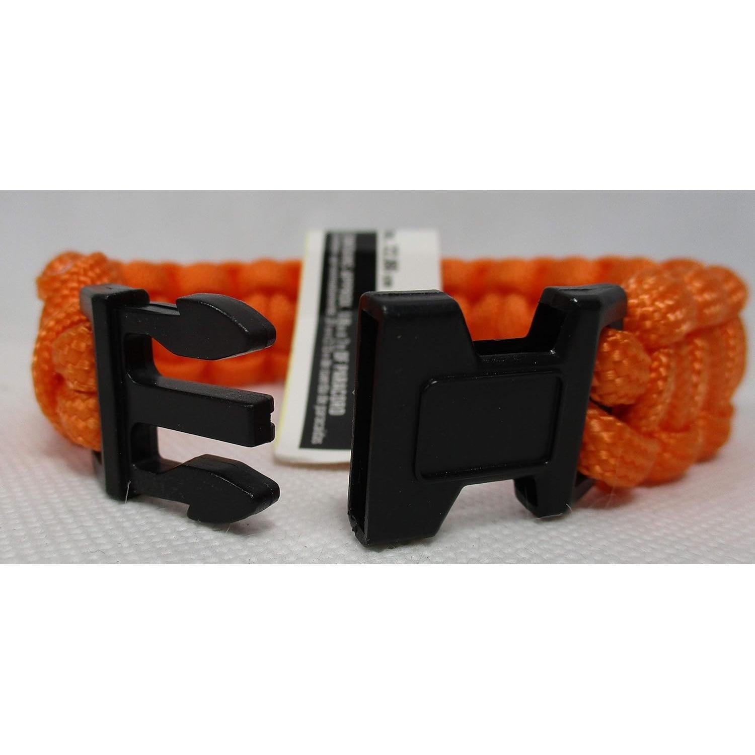 Pulsera de Paracord Everbilt 23 cm Naranja para Supervivencia