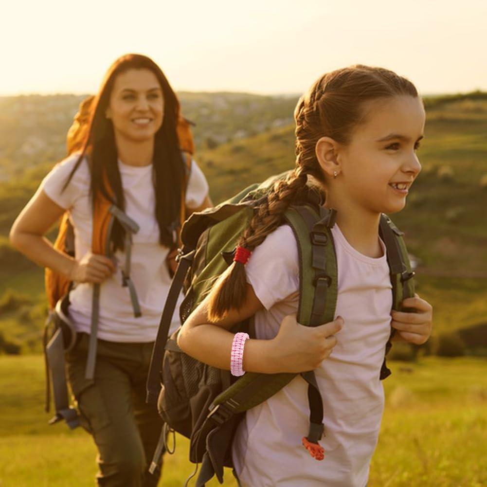 Pulseras de Cuerda Paracaídas ANATTASOUL 9 PCS para Hombres y Mujeres