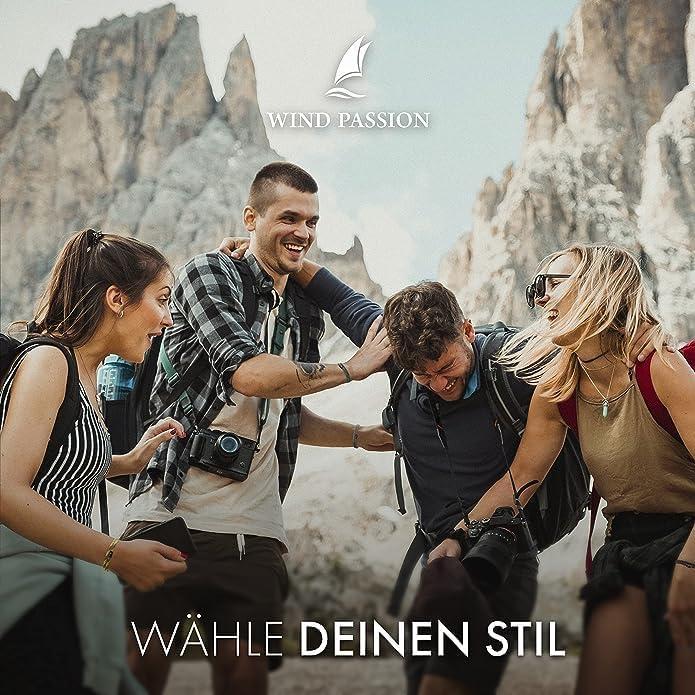 Pulsera de Paracord WIND PASSION para Hombres y Mujeres - Diseño Náutico Resistente al Agua