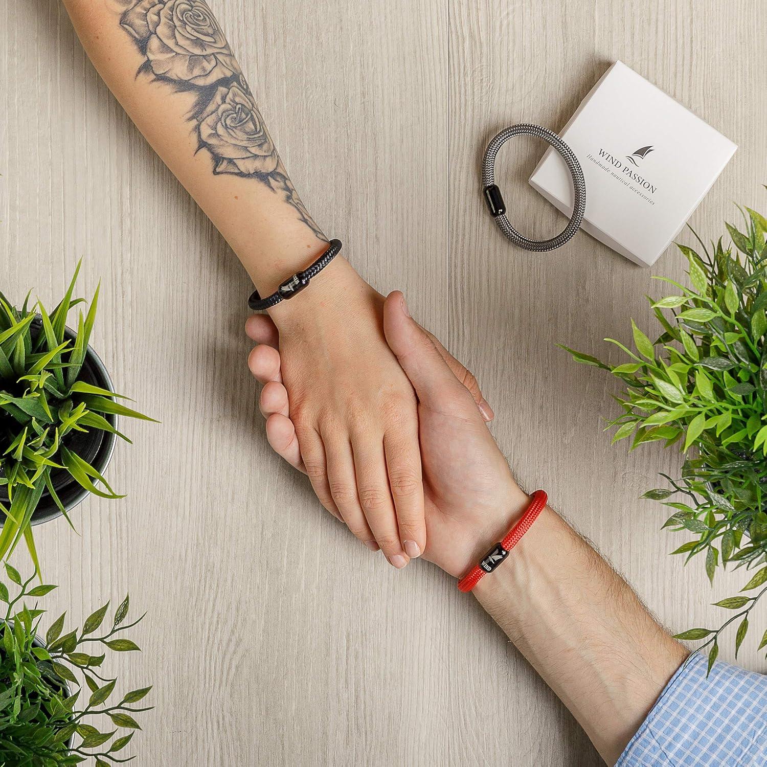 Pulsera de Paracord WIND PASSION para Hombres y Mujeres - Diseño Náutico Resistente al Agua