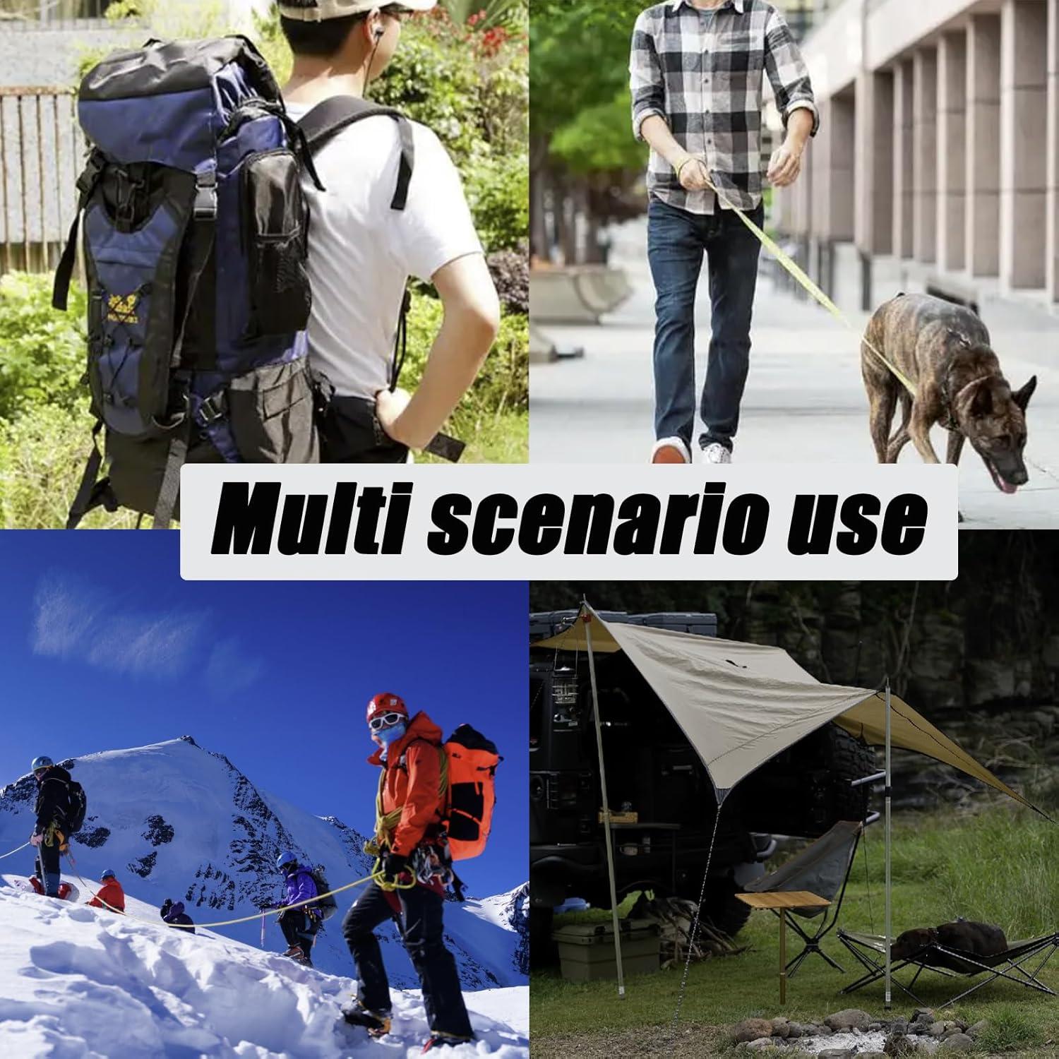 Paquete de 4 Hebillas Ajustables en D PINO Y LINO - Zinc Negro