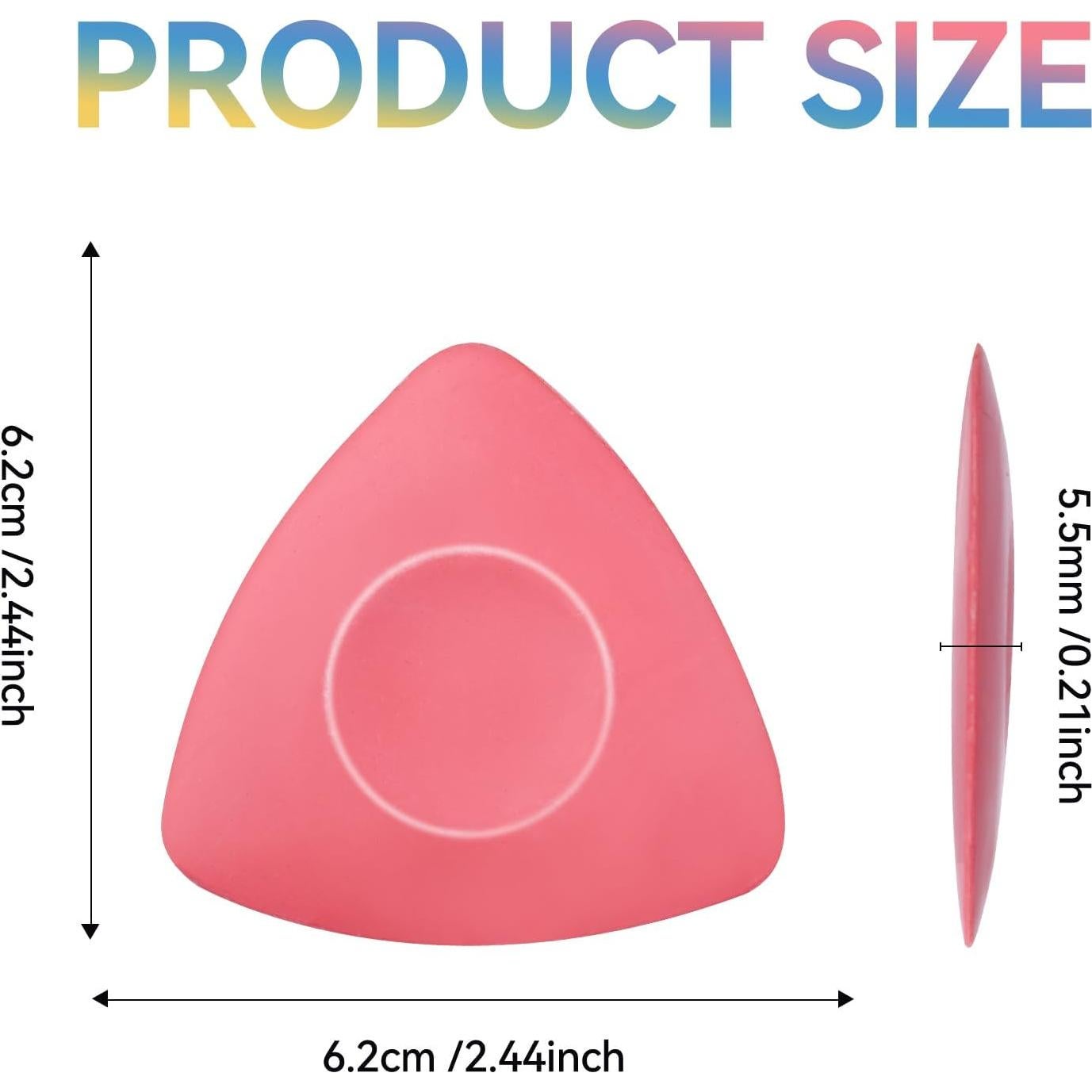 Tiza de Sastre CampTek 8 Piezas Triangular para Confección