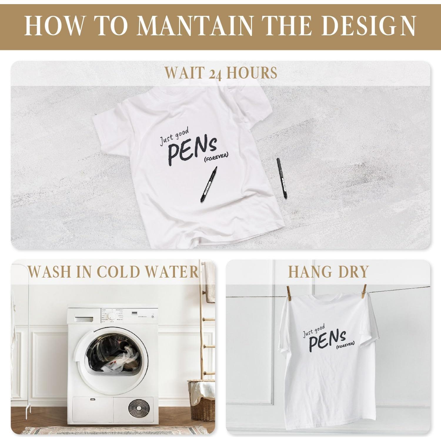 Set de 2 Marcadores de Tela Negros Pinturale Arts Fina