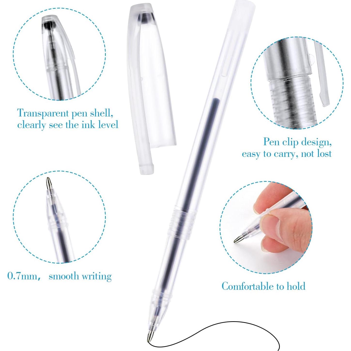 Bolígrafos Borrables por Calor TIESOME 4 Colores con 20 Recargas