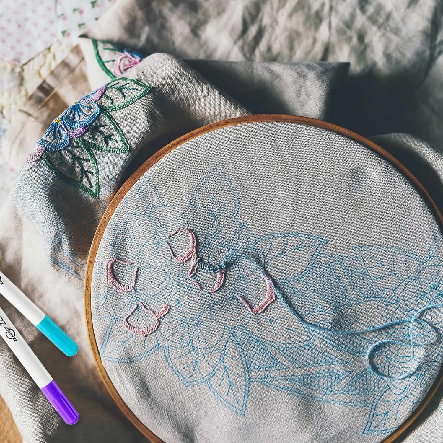 12 Bolígrafos de Tinta Desaparecedora Sunioine - Azul y Púrpura