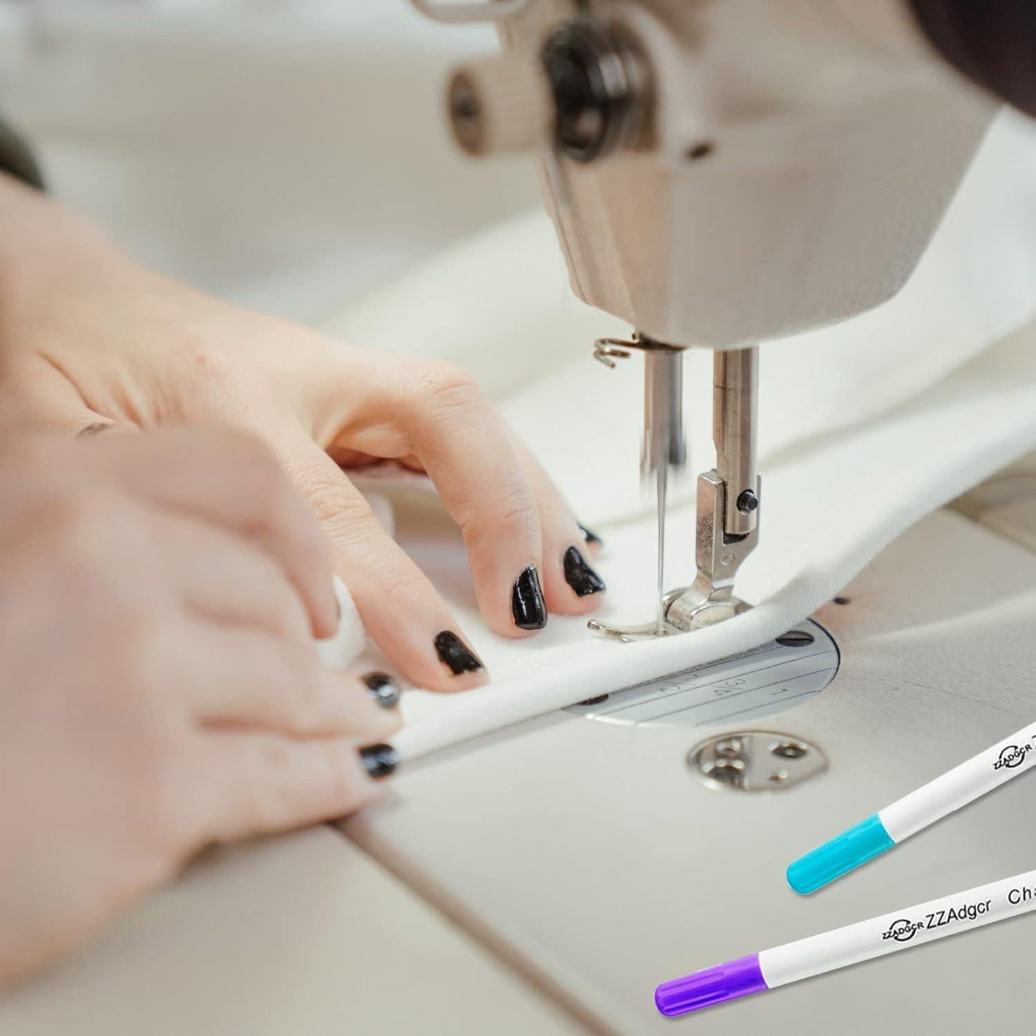 12 Bolígrafos de Tinta Desaparecedora Sunioine - Azul y Púrpura