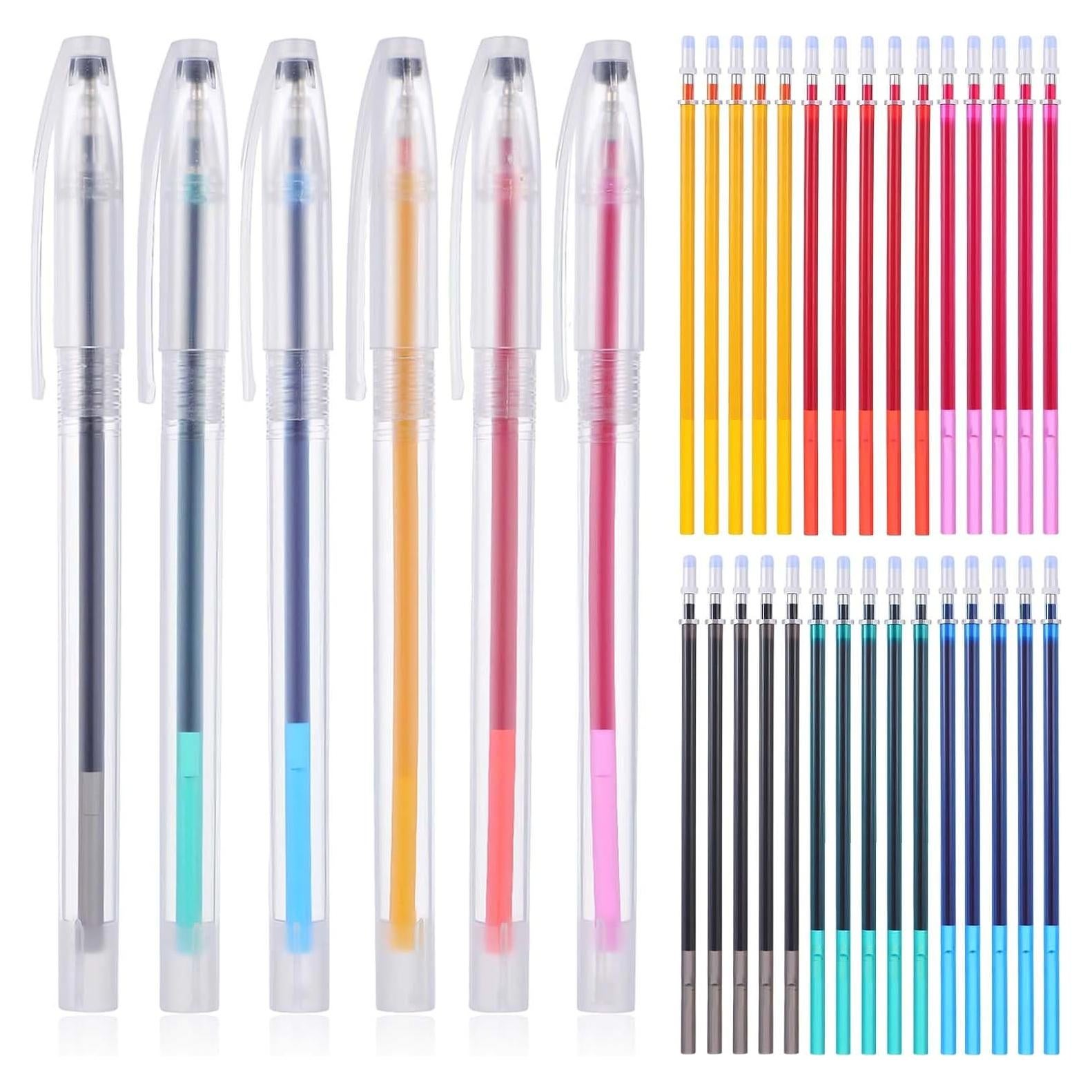 Bolígrafo de Marcado de Tela Borrable KFHENSOMR 6 Colores