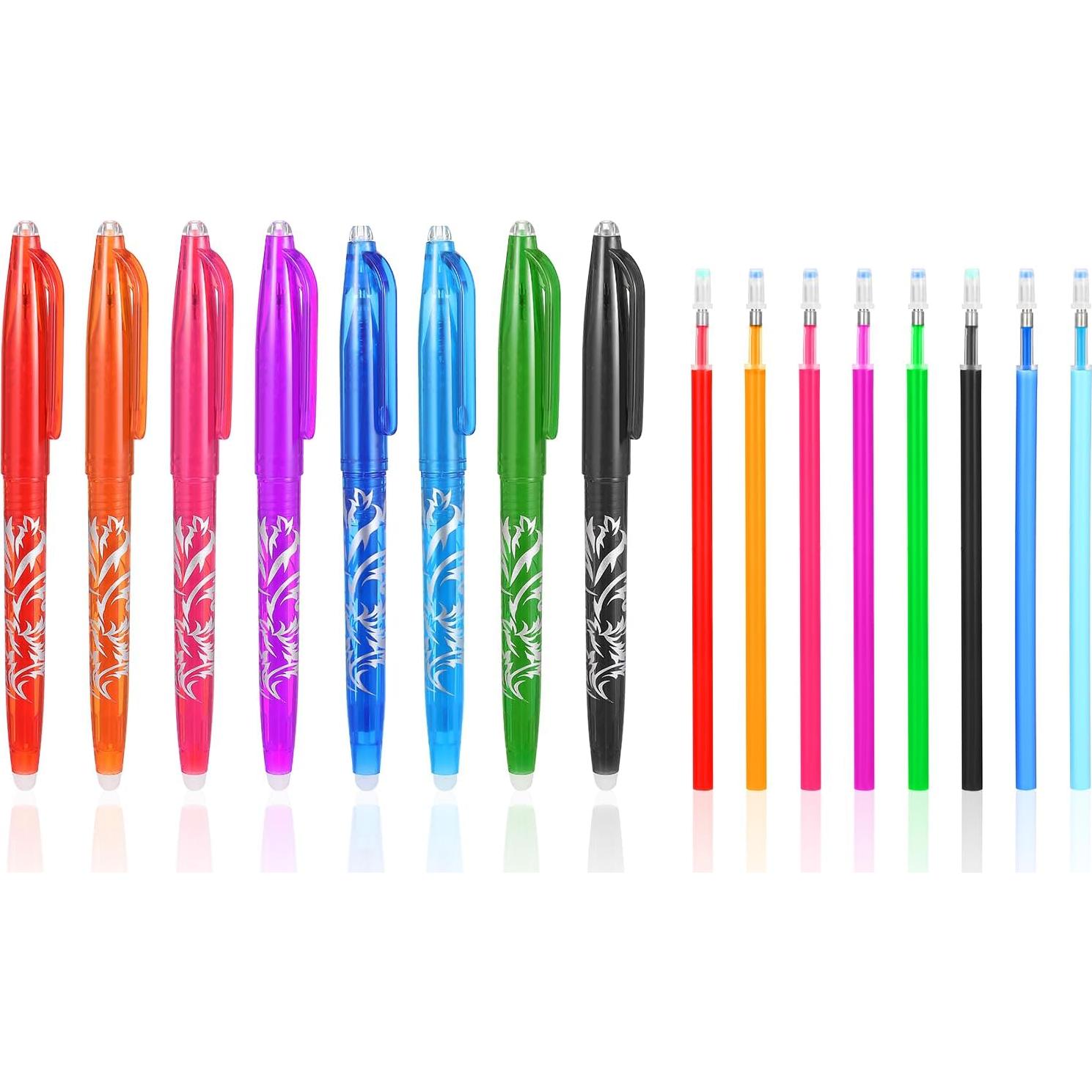 8 Bolígrafos Borrables por Calor para Tela Hpmjz - Precisión