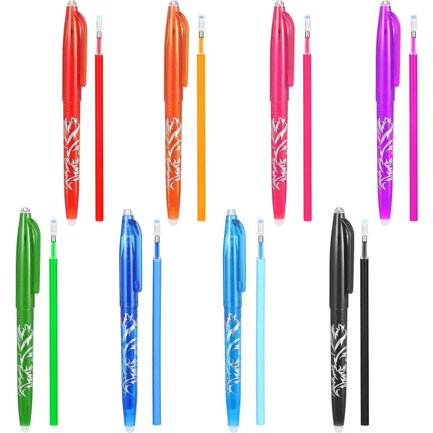 8 Bolígrafos Borrables por Calor para Tela Hpmjz - Precisión