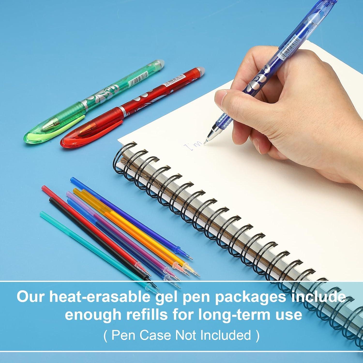 Recargas de Bolígrafos Borrables PATIKIL 24 Pcs 0.5mm Verde