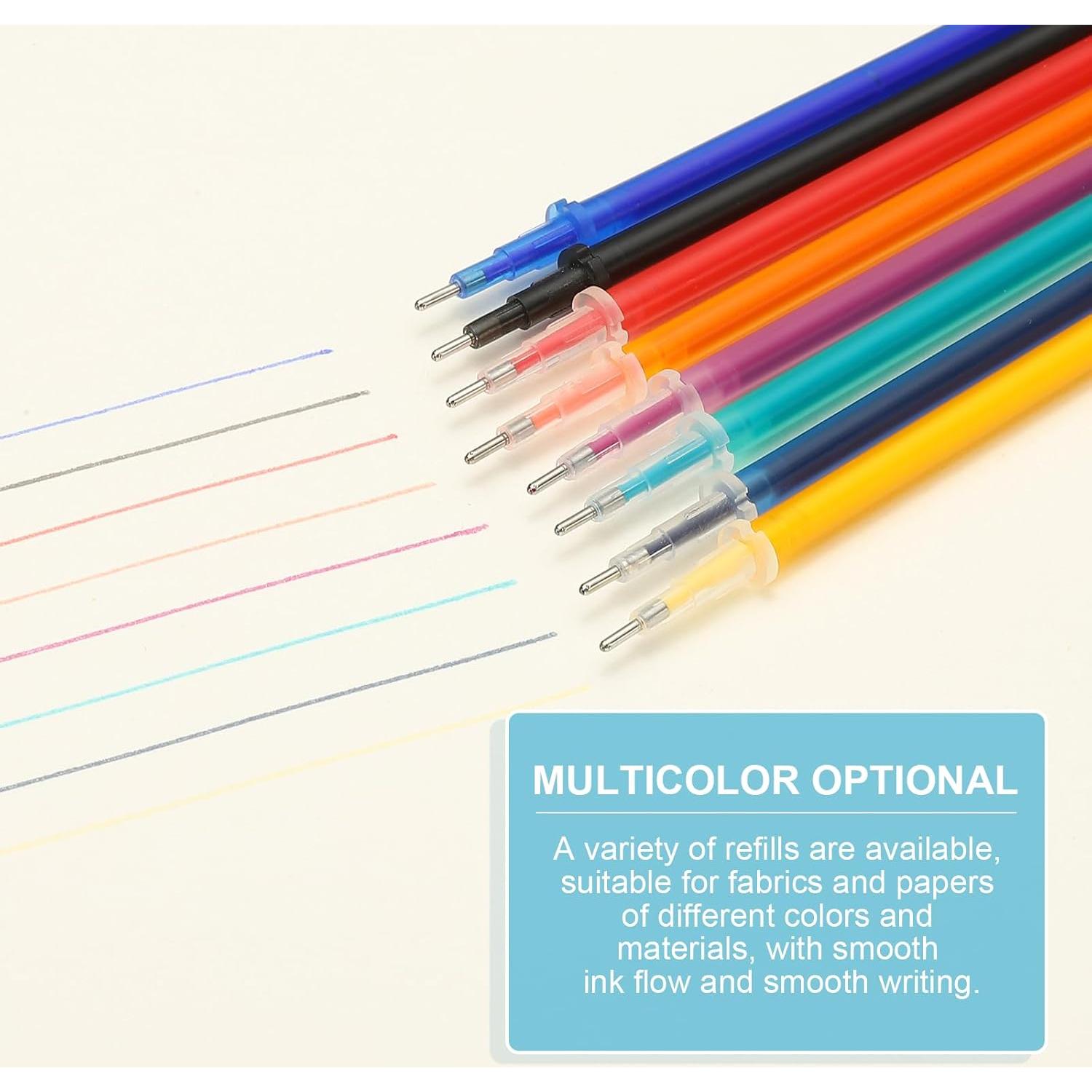 Recargas de Bolígrafos Borrables PATIKIL 24 Pcs 0.5mm Verde