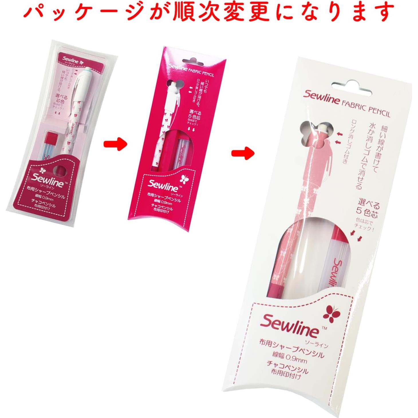 Lápiz de tela Sewline FAB50037 con minas de cerámica 0.9mm