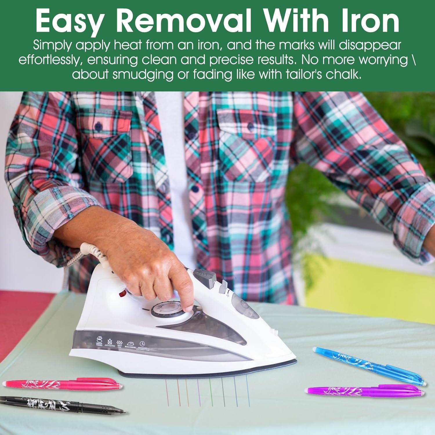 16 Bolígrafos Borrables por Calor Hpmjz para Tela - Marcado Preciso