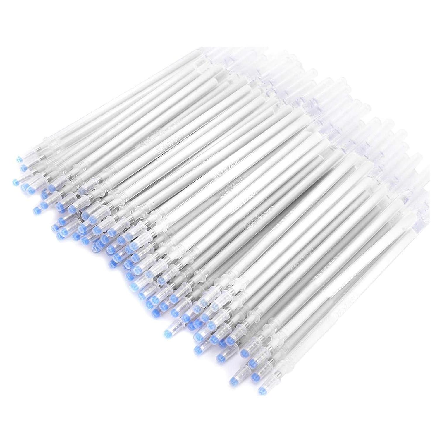 100 Recargas de Bolígrafo Borrable GLOGLOW para Tela y Cuero