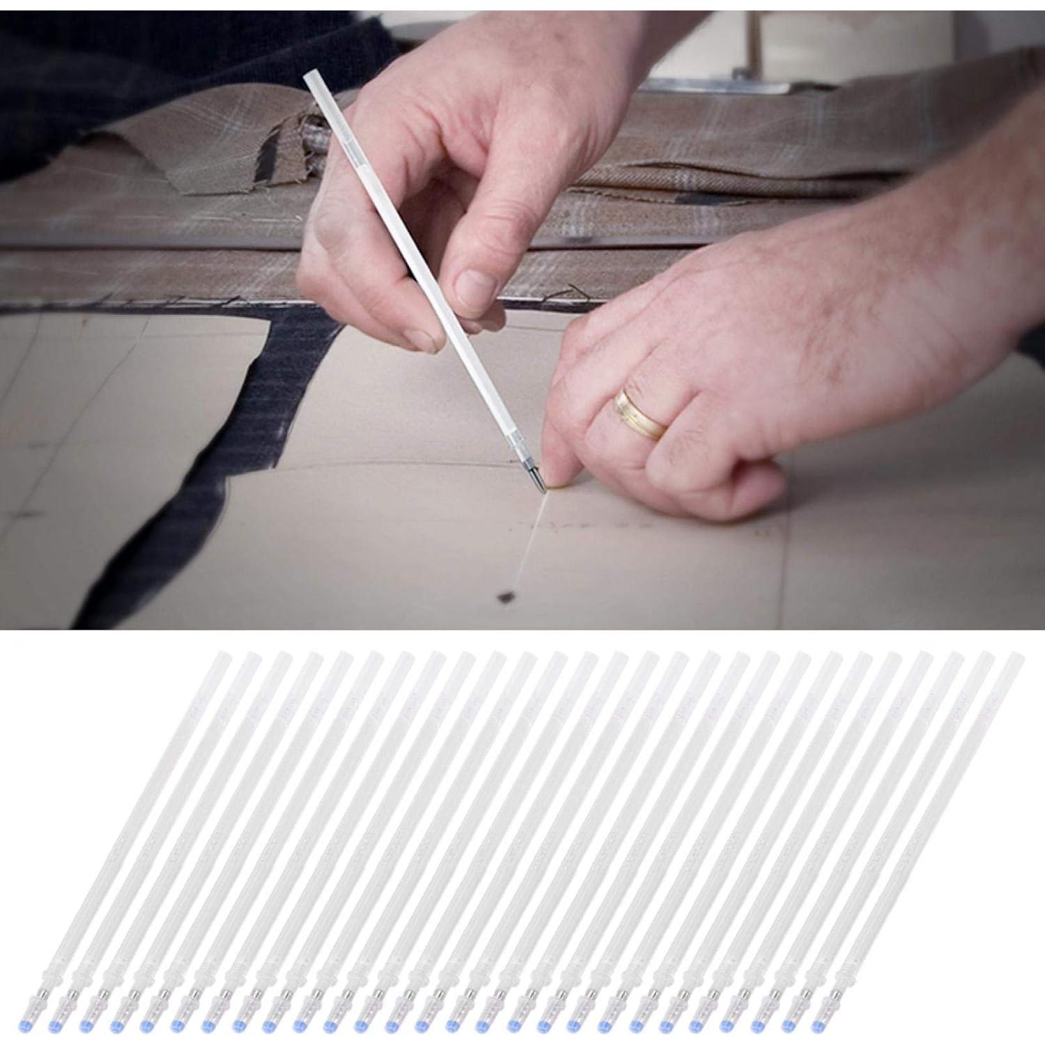 100 Recargas de Bolígrafo Borrable GLOGLOW para Tela y Cuero