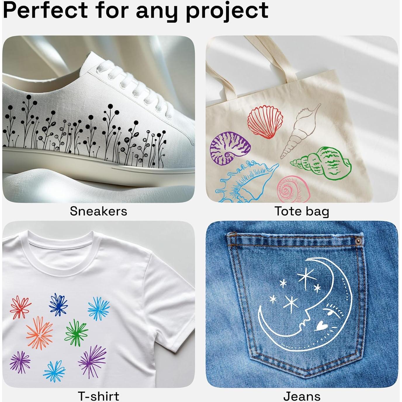 Marcadores de Tela ARTISTRO 12 Unidades Punta Fina Multicolor