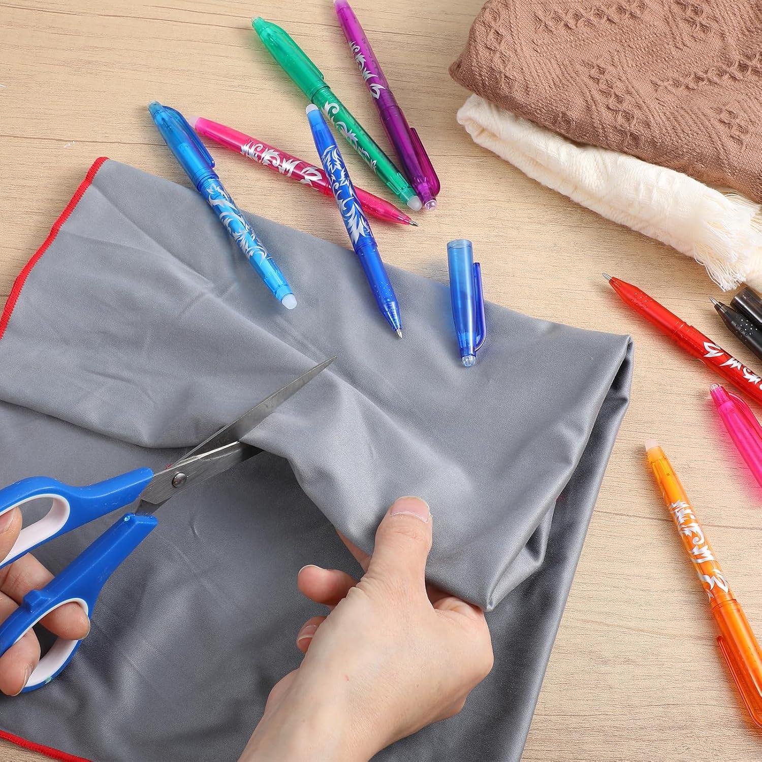 Hpmjz 12 Bolígrafos Borrables por Calor para Tela - Marcado Preciso