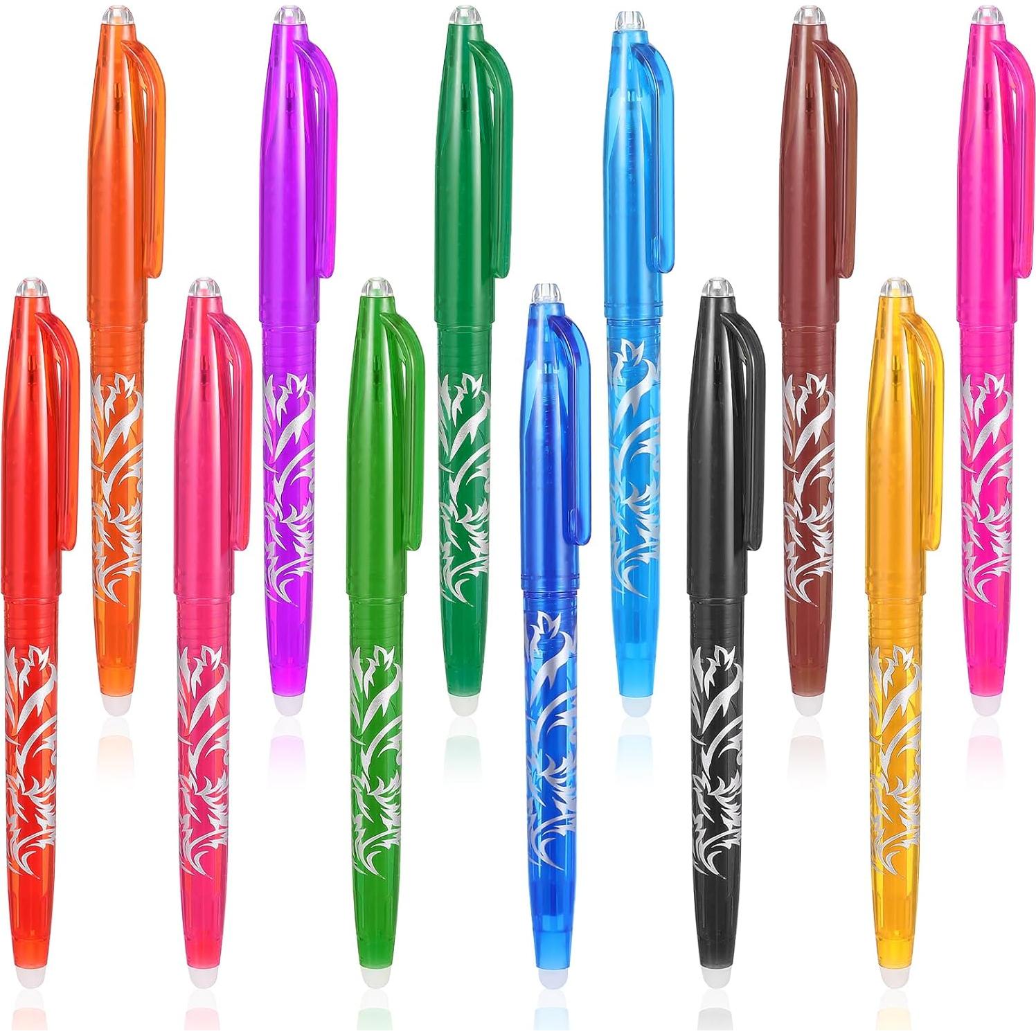 Hpmjz 12 Bolígrafos Borrables por Calor para Tela - Marcado Preciso