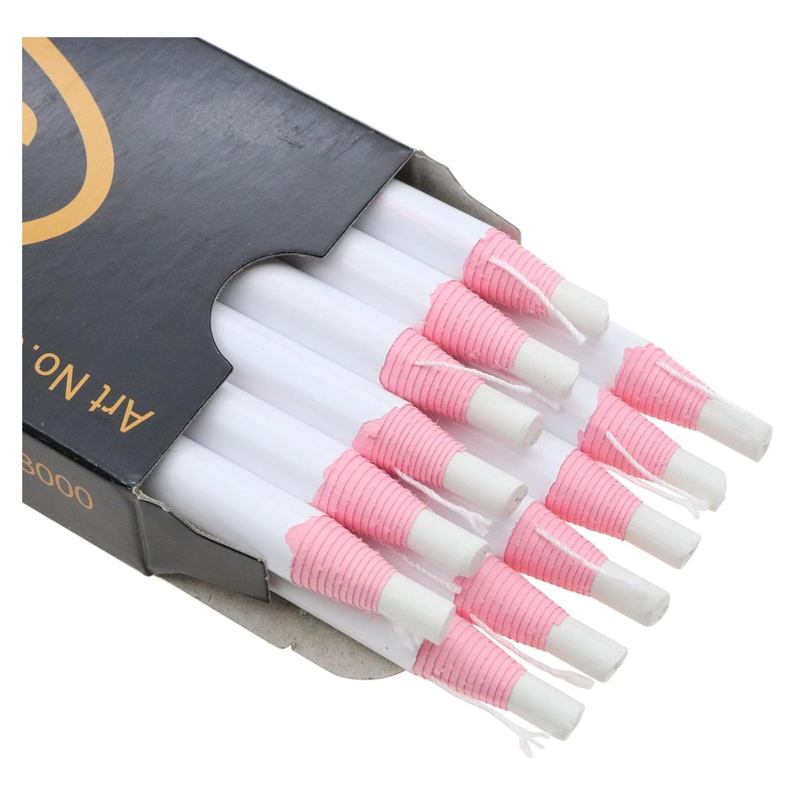 12 Lápices de Marcado para Costura Sunnates - Blanco 17 cm