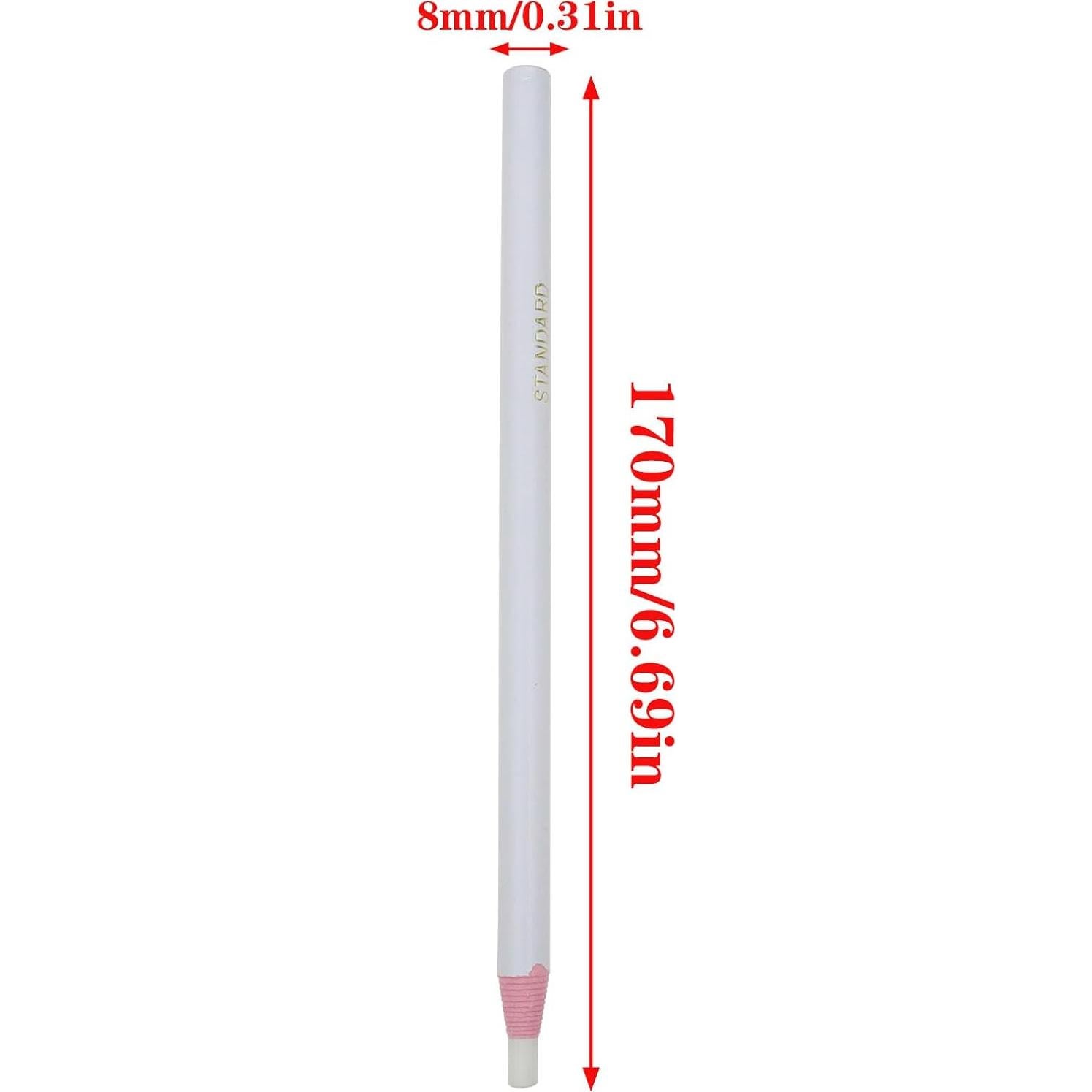 12 Lápices de Marcado para Costura Sunnates - Blanco 17 cm