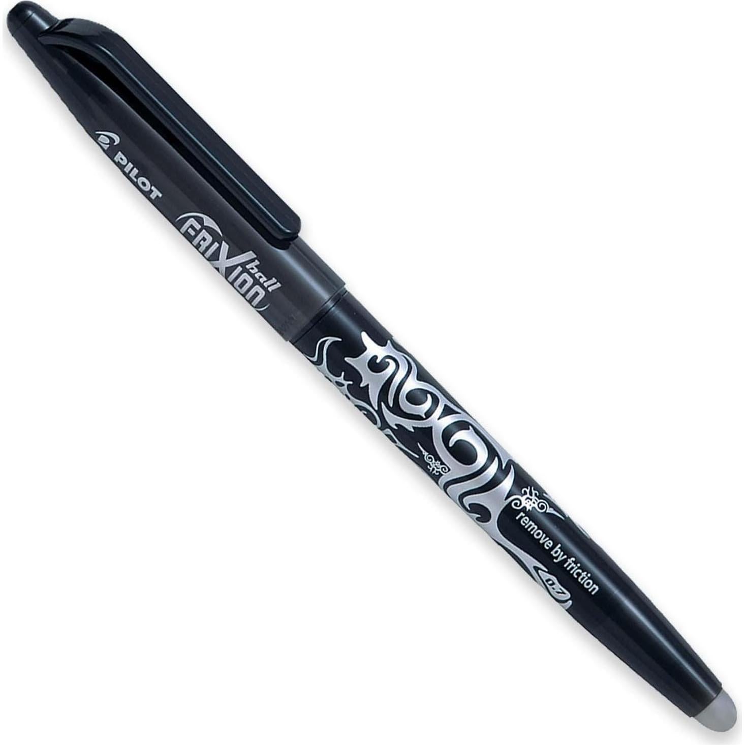 Bolígrafo Rollerball Borrable Pilot Frixion Heat 0.7mm - 3 Unidades Negro