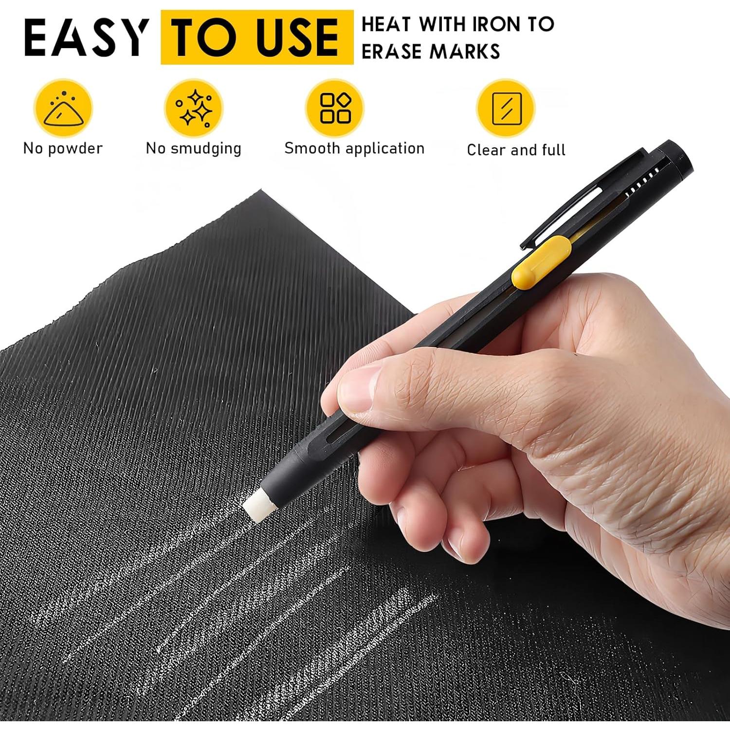 Marcador de Tela Borrable por Calor Loimonz 0.3mm - 1 Bolígrafo + 20 Recargas